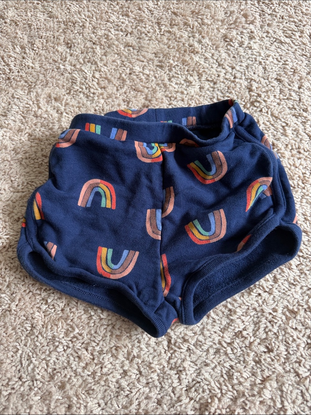 Hanna Andersson French Terry Dolphin Vent Shorts 3T